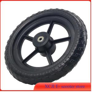Special Wheels for Childrens Balance Car Solid Non-Inflatable Wheels Bicycle Accessories 12-Inch Foam Wheels Plastic Tires
