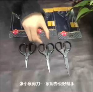 HEVEA Stainless Steel Art Scissor Student Stationery Household Small Scissors Large 剪刀办公剪纸手工不锈钢美工剪子学生文具家用多用小剪刀大号