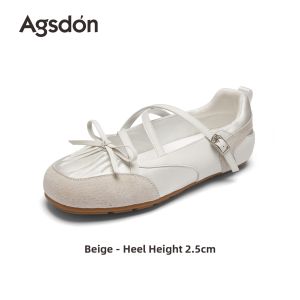 Agsdon | Summer New Silver Casual Low Cut Single Shoes