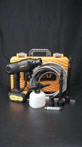 KEELAT DH Type Water Jet Cordless Power Jet Battery High Pressure Water Jet For Floor Tiles Garden Mesin Cuci Kereta