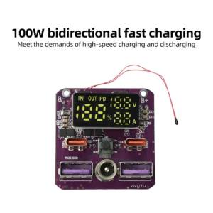 diymore | 4S PD 100W Fast Charging Module 20V 5A High-Power Output Lithium Battery Bidirectional Fast Charging Circuit Board
