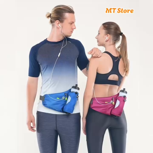 Túi đeo bụng chạy bộ nam nữ Túi thể thao đeo hông có ngăn đựng nước cắm trại đi bộ leo núi TUG