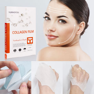 แผ่นมาส์กคอลลาเจนแบบละลายน้ำ เอสเซนส์บำรุงผิวชุ่มชื้น ผลิตภัณฑ์ดูแลผิว: 3 ชิ้น