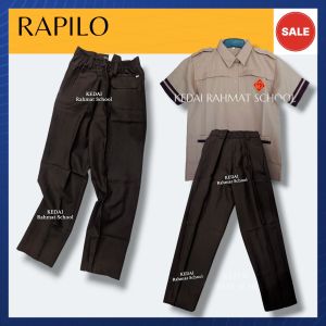 Setelan Seragam Pramuka Nasional SD MI Siaga Laki Perempuan Baju Celana PDL Cargo Saku 6 Bahan Rapilo Merk Martin