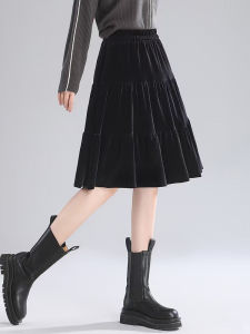 La Chapelle 2025 New Cake Skirt Half Body Beautiful A-Line Hip Concealing Pear Body Shape High Waist Gored Loose Fit Spring