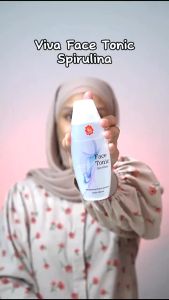 Viva Face Tonic Spirulina (untuk Kulit Normal dan Kering) - 100 ml