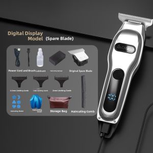 MONLEYTA | German Hair Clipper Electric Trimmer Professional Barber Shop Shaving Tool Bald Head Carving Razor Beard Grooming Equipment