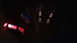 Lampu belakang sepeda led lampu sepeda led kelap kelip bisa di cas isi ulang model persegi panjang