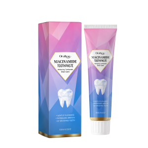Niacinamide Whitening Toothpaste Reduces Plaque Stain Repair Caries Remove Bad Breaths Lasting Oral Fresh Brighten Toothpaste