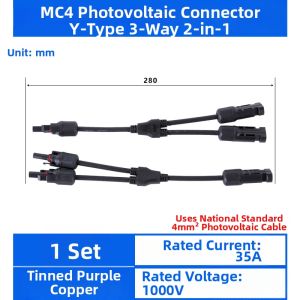Solar Y Connector 1500V
