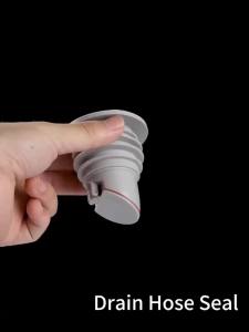 Silicone Sink Stopper Sewer Pipe Sealing Ring Floor Drain Anti Odor Plug Washing Machine Drain Seal Cover Bathroom Accessories
