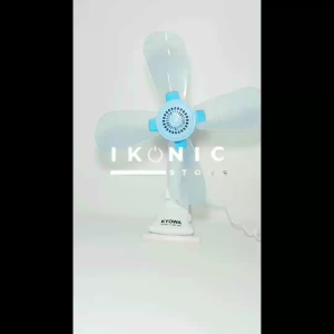 IKONIC Kipas Angin Jepit  Baling Baling  Heli Fan 15 / 25 Watt  Kipas Angin Jepit 4 / 5 baling 30 cm