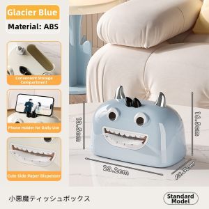 Cream Style Monster Design Home Multifunction Paper Tissue Box