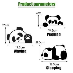 Stiker Mobil Cutting Sticker Panda Sticker Body Mobil Stiker Variasi Mobil