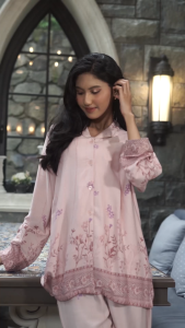 [MORNING PADEL IN COMFORT] Oriana Sleepwear Piyama Long Sleeve Parvin Series | Baju Tidur Pajamas One Set