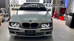 BMW E39 Head Lamp 3D Projector LED Black