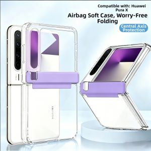 Anti-drop Transparent Soft Phone Case with Magnetic Stand