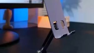 SBA Phone Holder Desktop Holder Hp Rotary 360 Holder meja Full Metal besi