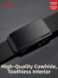 Warrior | Auto Lock Invisible End Genuine Leather Belt New Design