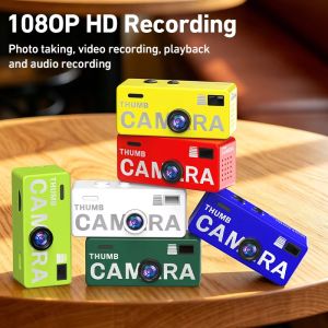 New Mini Digital Camera 0.96 Inch Keychain Camera for record life Retro Support Memory Card 1080P Very Small Camcorder Video Recorder with Flash
