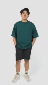 SimplySupply Kaos Polos Basic Oversize 16s T-Shirt Heavyweight Cotton - Leaf Green