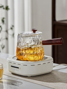 YAGANG | Glass Side Handle Tea Pot with Straining Function