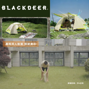 BLACKDEER Luming 2P Hiker Tent 2.2kg |Spacious | PU2000mm Waterproof | Lightweight & Portable | Aluminium Pole