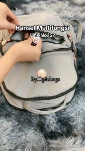 KOLEKSI TERBARU PIOMA / TAS RANSEL BESAR WANITA NYLON / BACKPACK WANITA LARGE / PIOMA M9009