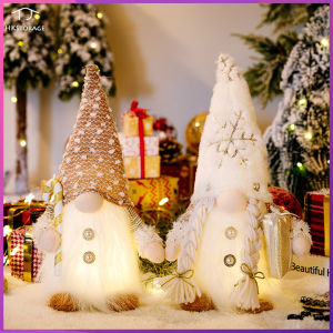 HKStorage Gnome คริสต์มาส Faceless ตุ๊กตา Merry Christmas ตกแต่งสำหรับ Home 2022คริสต์มาสเครื่องประดับ Xmas Navidad Natal ของขวัญใหม่ปี2023