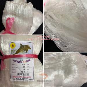 0.28 x 2” x 80Mata x 91.4Mtr(Mata Tegak)Isi Jaring Kosong/Dolphin Brand/Fishing Net