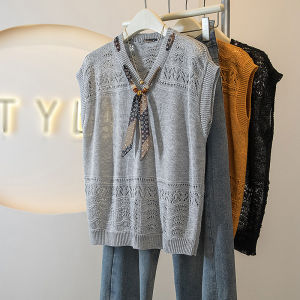 AIYITI | Popularity Lace-up Sleeveless Knit Top