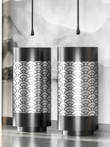 Badu | Stainless Steel Column Basin Hotel Bathroom Bar Floor Standing Round Washbasin