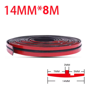 2/8meters Rubber Car Seals Edge Sealing Strips Auto Roof Windshield Car Sealant Protector Anti-collision Strip Window Seals