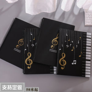 Band Music Score Sheet Music Folder Piano Score Clip Transparent Insert Bag Student Info Booklet Folder Black A4