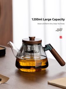 YIHUTEA | Durable High-Temperature Heat-Resistant Glass Tea Cooker Large Capacity