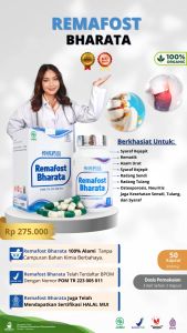 Remafost Bharata Obat Rematik persendian Saraf Kejepit Paling Ampuh Bergaransi 100% Original BPOM