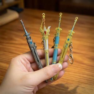 Jiaxun | Miniature Sword Model Keychain Non-Sharp