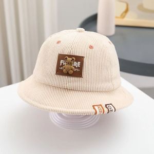 CAE - Topi Anak 0-2 tahun Future Bear Corduroy Bucket Hat Import