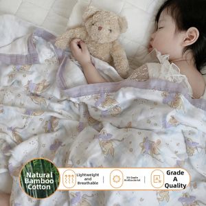 ZSVIP | Bamboo Cotton Baby Blanket for All Seasons