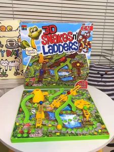 เกมบันไดงู 3 มิติ เกมกระดานสุดสนุก ของเล่น เกมฮิตในตำนาน สินค้าพร้อมส่งจากไทย