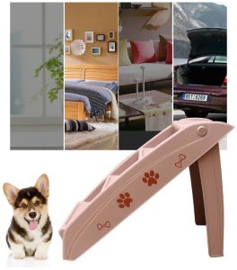 Dog Pet Stairs Folding Steps Old Cat Bedside Ladder Anti-slip Ladder Slope Sofa Dog Ladder