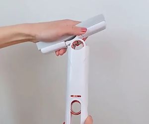 Cây lau mặt bàn bếp cửa kính gương thông minh đa năng thế hệ mới nhỏ dễ dàng xếp gọn
