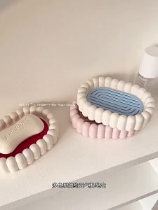 Bathroom Shower & Travel Soap Storage Dish Mini Plastic Portable Soap Tray
