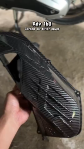 【GX188】 AIR FILTER COVER FOR -PCX 160 /CLICK 160/ ADV 160 Lightweight And High-Strength Dustproof And Waterproof Optimized Engine Air Intake Multiple Colors Available Non-Destructive Installation Snap-Fit Fit.(CARBON)