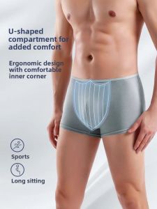 Pure Cotton Disposable Underwear for Men Travel Essentials Large Size Sterilized Triangle No Wash Short Pants Breathable