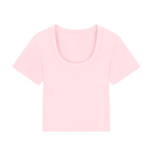 Áo Thun Nữ Tay Ngắn Ôm Vừa Vặn Cổ Chữ U Gợi Cảm Mùa Hè Màu Hồng Thường Ngày Phong Cách Hàn Quốc Áo Thun Ngắn