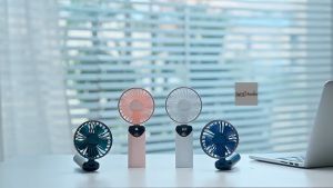 【NEW】5 Speed Portable S5 Handheld Folding Fan l USB Charging with Digital Display