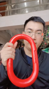 Khuyên Cẩu Đơn 16 Tấn 1-1/4 – Thép Rèn Nhiệt Sơn Đỏ Chống Gỉ