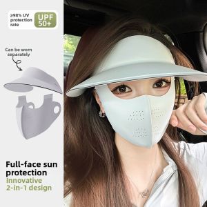 TONERCE | Sunproof UV Protection Face Mask with Visor Summer Lightweight