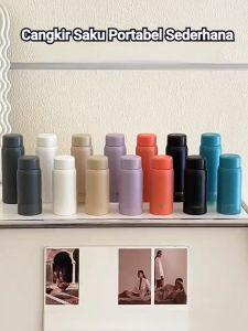 [COD] Tumbler Pocket Mini 150ML/200ML Stainless 304 Tahan Panas Dan Dingin Aman Bottle Travel Tumbler Mini Thermos Water Bottle Premium